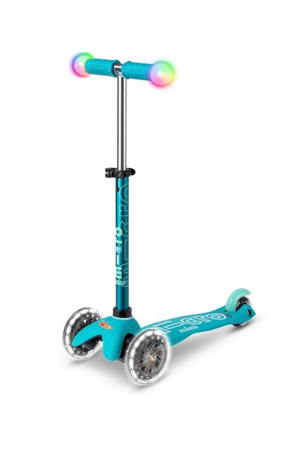 produs trotineta cu lumini Mini Magic Aqua