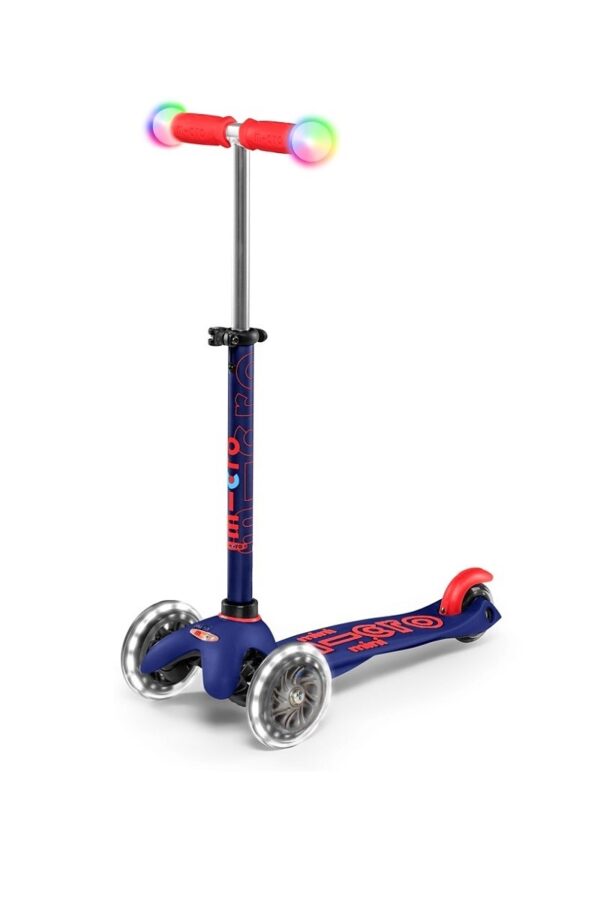 produs trotineta cu lumini Mini Magic Blue